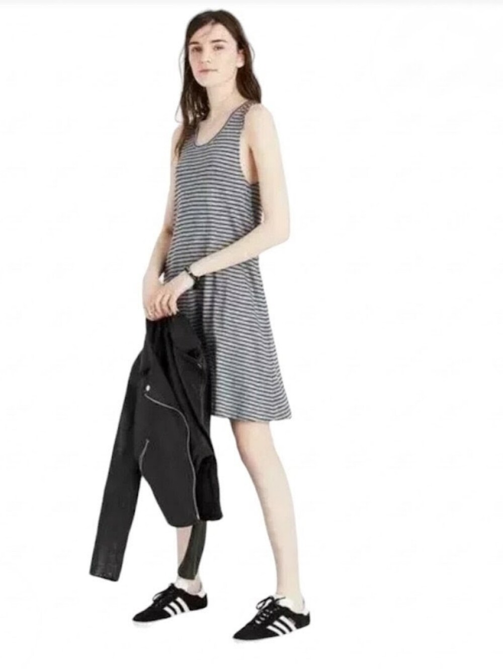 Madewell Striped Tank Dress XS